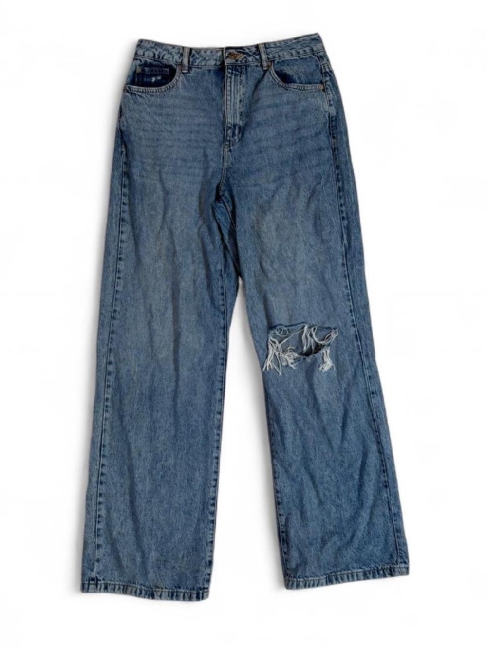 Garage Denim High-Waisted Ripped Baggy Jeans Size 29
